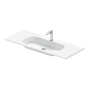 Duravit Meuble vasque DuroCast Plus Sivida 122x48,5 cm, avec trou de robinet, blanc satiné