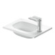 Duravit Meuble vasque DuroCast Plus Sivida 41x33cm, trou de robinet à droite, blanc-1
