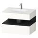 Duravit Meuble vasque encastrable Qatego 80x55x60 cm, E ch/bl, Kon-WTU, niches-1