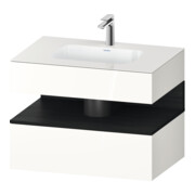 Duravit Meuble vasque encastrable Qatego 80x55x60 cm, E ch/bl, Kon-WTU, niches