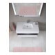 Duravit Meuble vasque encastré Qatego 100x55x60cm, gris m/blanc m, Kon-WTU, B-4