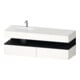 Duravit Meuble vasque encastré Qatego 160x50x60 cm, Kon-WTU, B g, Ei sw/we hgl-1