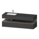 Duravit Meuble vasque encastré Qatego 160x50x60 cm, Kon-WTU, blanc, mat/granit mat-1