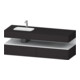Duravit Meuble vasque encastré Qatego 160x50x60 cm, Kon-WTU, blanc mat/Grap matt-1