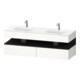 Duravit Meuble vasque encastré Qatego 160x55x60 cm, Kon-WTU, B, gris m/blc hgl-1