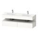 Duravit Meuble vasque encastré Qatego 160x55x60cm, Kon-WTU, B, blanc mat/blanc brillant-1