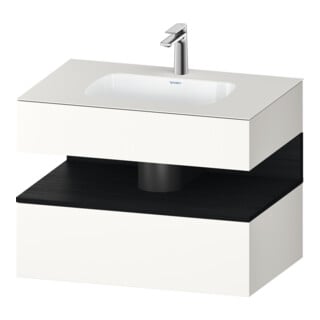 Duravit Meuble vasque encastré Qatego 80x55x60cm, E ch/bl m, Kon-WTU, niche