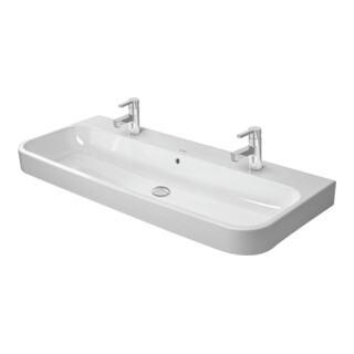 Duravit Meuble vasque Happy D.2 120x50,5 cm, blanc, 2 tiroirs, avec plan, HLB