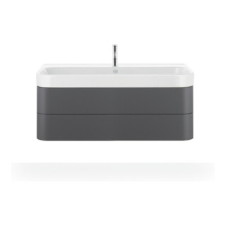 Duravit Meuble vasque Happy D.2 120x50,5 cm, blanc, m HL, ÜL, plan vasque avec trou robinet