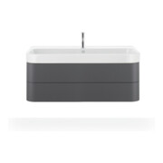 Duravit Meuble vasque Happy D.2 120x50,5 cm, blanc, m HL, ÜL, plan vasque avec trou robinet