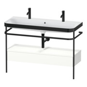Duravit Meuble vasque Happy D.2 Plus 117,5x49 cm, 1 bec, console, blanc mat