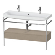Duravit Meuble vasque Happy D.2 Plus 117,5x49 cm, 1 mitigeur, avec console, 1 tiroir, sans miroir