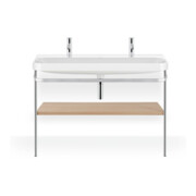 Duravit Meuble vasque Happy D.2 Plus 117,5x49 cm, 1 mitigeur, avec console, œuf méditerranéen