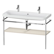 Duravit Meuble vasque Happy D.2 Plus 117,5x49 cm, 1 T, avec console, taupe mat