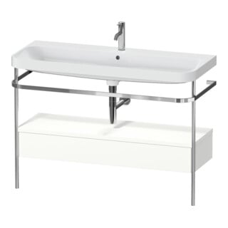 Duravit Meuble vasque Happy D.2 Plus 117,5x49 cm, 1 tiroir, 1 poignée, blanc mat