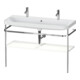 Duravit Meuble vasque Happy D.2 Plus 117,5x49 cm, 1 TLG, avec console, blanc mat-1