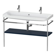 Duravit Meuble vasque Happy D.2 Plus 117,5x49 cm, 1 trou, avec console, bleu mat
