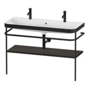 Duravit Meuble vasque Happy D.2 Plus 117,5x49 cm, 1 trou, console, noyer satiné-1