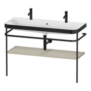 Duravit Meuble vasque Happy D.2 Plus 117,5x49 cm, 1 trou, console, taupe mat-1