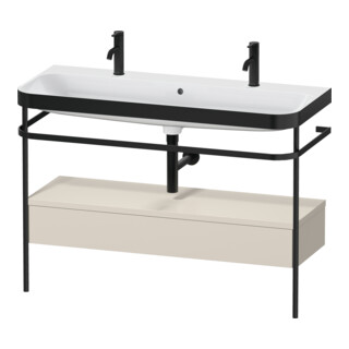 Duravit Meuble vasque Happy D.2 Plus 117,5x49 cm, 1 trou, console, taupe mat