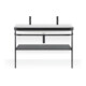 Duravit Meuble vasque Happy D.2 Plus 117,5x49 cm, 1 trou robinet, console, graphite mat-1