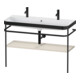 Duravit Meuble vasque Happy D.2 Plus 117,5x49 cm, 1 Trous Robinet, Console, Tau mat-1