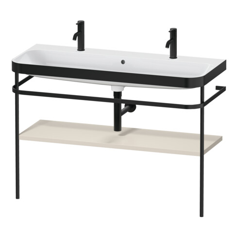 Duravit Meuble vasque Happy D.2 Plus 117,5x49 cm, 1 Trous Robinet, Console, Tau mat