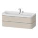 Duravit Meuble vasque Happy D.2 Plus 117,5x49 cm, 2 tiroirs, 2 trous, tau mat-1