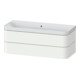 Duravit Meuble vasque Happy D.2 Plus 117,5x49 cm, 2 tiroirs, sans trou, blanc mat-1