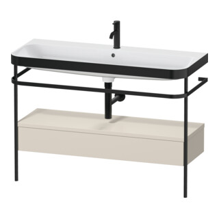 Duravit Meuble vasque Happy D.2 Plus 117,5x49 cm, avec console, 1 tiroir, 1 mitigeur, T mat