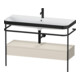 Duravit Meuble vasque Happy D.2 Plus 117,5x49 cm, avec console, 1 tiroir, 1 mitigeur, T mat-1