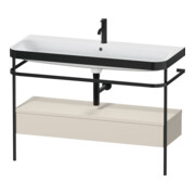 Duravit Meuble vasque Happy D.2 Plus 117,5x49 cm, avec console, 1 tiroir, 1 mitigeur, T mat