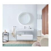 Duravit Meuble vasque Happy D.2 Plus 117,5x49 cm, avec console, 1 tiroir, 1 porte-serviettes, blanc mat-4