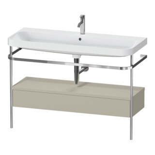 Duravit Meuble vasque Happy D.2 Plus 117,5x49 cm, avec console, 1 tiroir, 1 robinetterie, T avec
