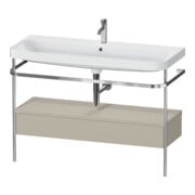 Duravit Meuble vasque Happy D.2 Plus 117,5x49 cm, avec console, 1 tiroir, 1 robinetterie, T avec