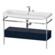 Duravit Meuble vasque Happy D.2 Plus 117,5x49 cm, avec console, 1 tiroir, 2 robinets, blanc mat-1