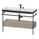 Duravit Meuble vasque Happy D.2 Plus 117,5x49 cm, avec console, 1 tiroir, 2 trous robinet, sans robinet
