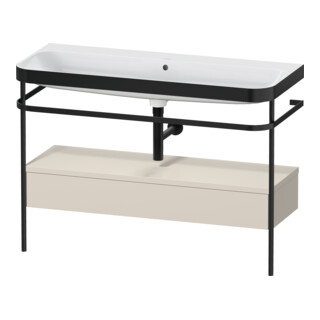 Duravit Meuble vasque Happy D.2 Plus 117,5x49 cm, avec console, 1 tiroir, sans perçage, mat