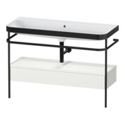 Duravit Meuble vasque Happy D.2 Plus 117,5x49 cm, avec console, 1 tiroir, sans trop-plein, blanc mat