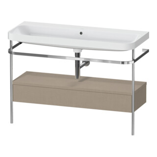 Duravit Meuble vasque Happy D.2 Plus 117,5x49 cm, avec console, 1 tiroir, sans trou robinet, blanc mat