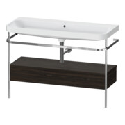 Duravit Meuble vasque Happy D.2 Plus 117,5x49 cm, avec console, 1 tiroir, sans trou robinet, blanc mat