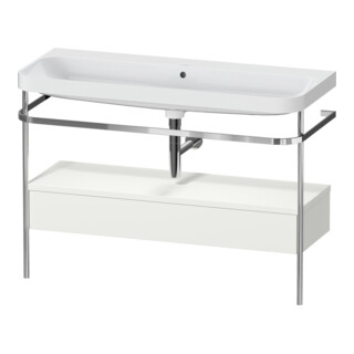 Duravit Meuble vasque Happy D.2 Plus 117,5x49 cm, avec console, 1 tiroir, sans trou robinet, sans siphon