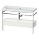 Duravit Meuble vasque Happy D.2 Plus 117,5x49 cm, avec console, 1 tiroir, sans trou robinet, sans siphon-1