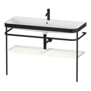 Duravit Meuble vasque Happy D.2 Plus 117,5x49 cm, avec console, 1 trou, blanc brillant