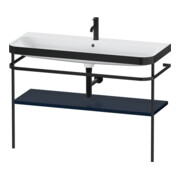 Duravit Meuble vasque Happy D.2 Plus 117,5x49 cm, avec console, 1 trou, bleu mat satiné-1