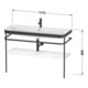 Duravit Meuble vasque Happy D.2 Plus 117,5x49 cm, avec console, 1 trou, bleu mat satiné