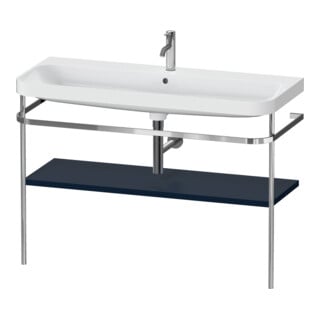 Duravit Meuble vasque Happy D.2 Plus 117,5x49 cm, avec console, 1 trou, bleu mat satiné