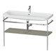 Duravit Meuble vasque Happy D.2 Plus 117,5x49 cm, avec console, 1 trou robinet, gris satin mat-1