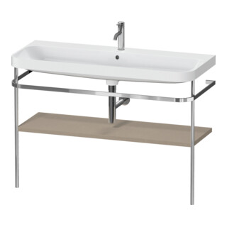 Duravit Meuble vasque Happy D.2 Plus 117,5x49 cm, avec console, 1 trou robinet, lin