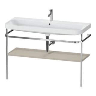 Duravit Meuble vasque Happy D.2 Plus 117,5x49 cm, avec console, 1 trou, taupe mat